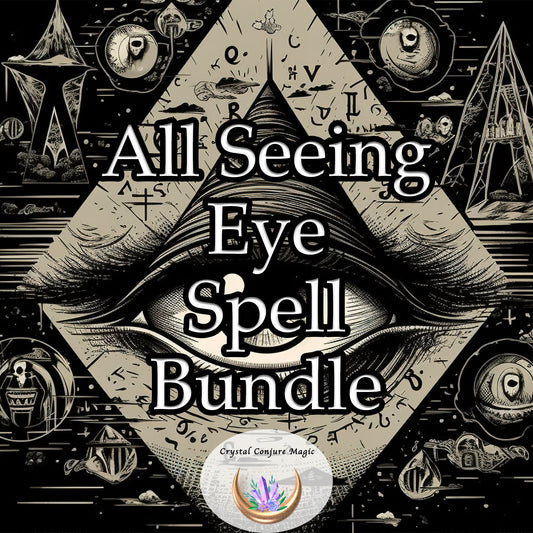 All Seeing Eye Spell Bundle - strengthen intuition, amplify awareness, and offer protection
