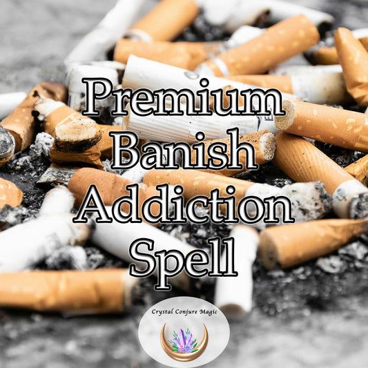 Premium Banish Addiction Spell potent spiritual antidote, intricately crafted by the most skilled spell caster to amplify your therapy.