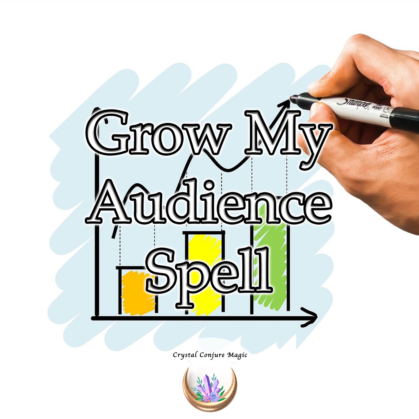 Grow My Audience Spell - attract more followers, increase engagement, and solidify their online presence