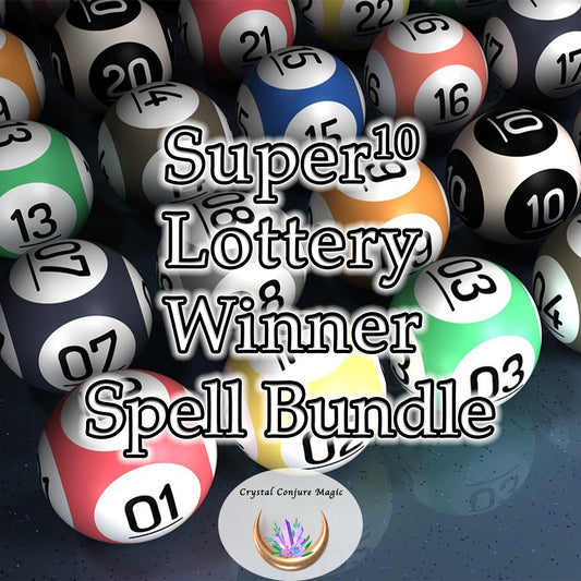 Super 10 Lottery Winner Spell Bundle - serious magic to help find the winning ticket to that elusive lottery win you so deserve.