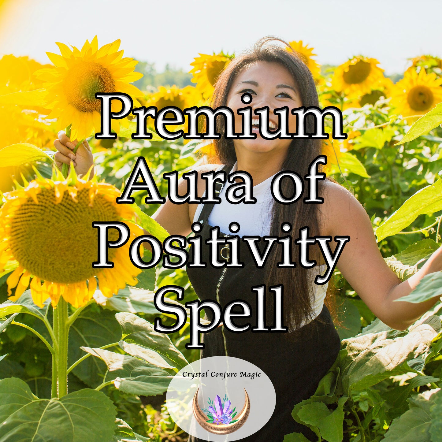 Premium Aura of Positivity Spell - infuse your energy field with a vibrant, joyful essence that shines from within