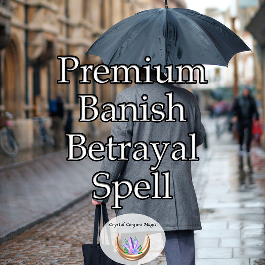 Premium Banish Betrayal Spell - rid your life of deceit and regain trust in relationships