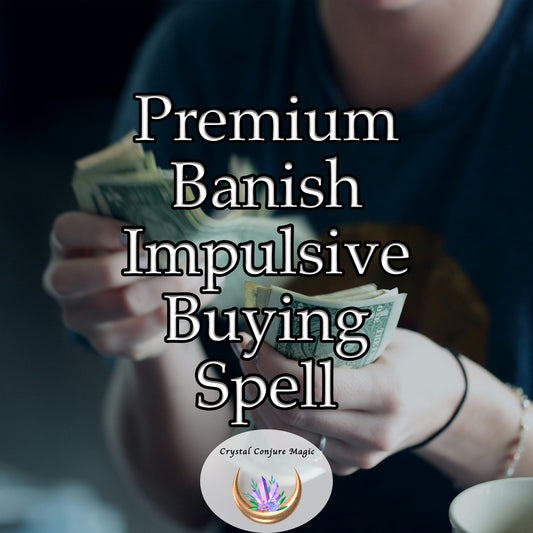 Premium Banish Impulsive Buying Spell - regain control over your impulses and make mindful purchasing decisions