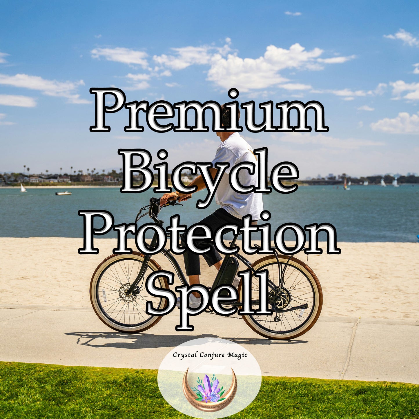 Premium Bicycle Protection Spell - an invisible shield around your bike, keeping it protected