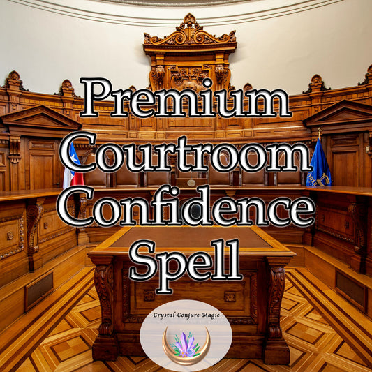 Premium Courtroom Confidence Spell - instill a sense of inner strength and clarity during legal proceedings