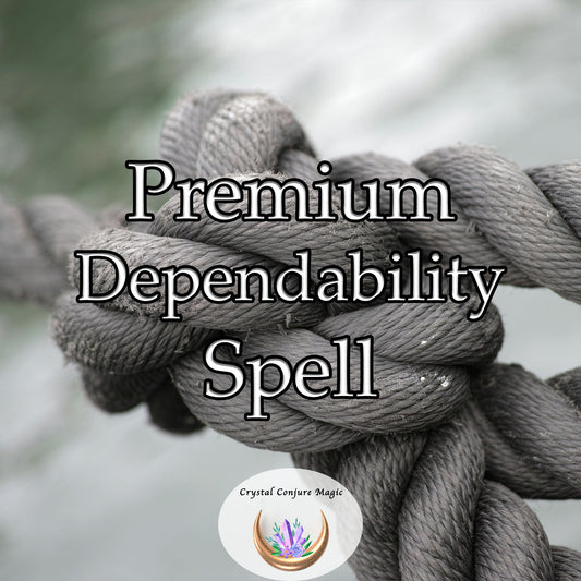 Premium Dependability Spell - be more reliable and trustworthy in your commitments