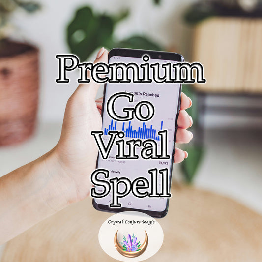 Premium Go Viral Spell - amplify your online presence, boost engagement, and attract a massive following