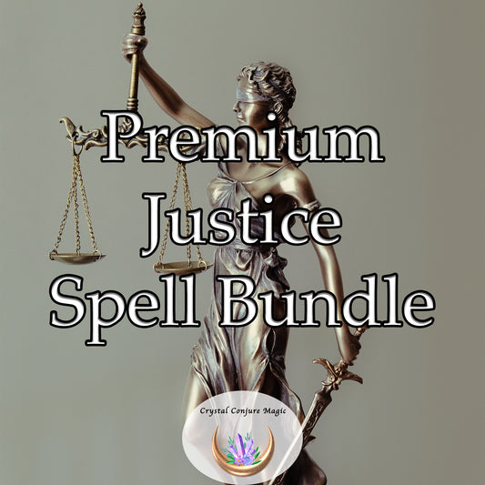 Premium Justice Spell Bundle - invoke the forces of righteousness to protect from injustice and wrongdoing