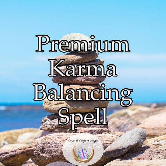 Premium Karma Balancing Spell - neutralize negative energies, empowering you to clear out old patterns