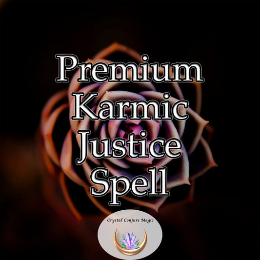 Premium Karmic Justice Spell - call upon the universe to right wrongs and deliver justice where it is due