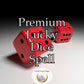 Premium Lucky Dice Spell - a realm where fortune favors you, experience the thrill of victorious rolls