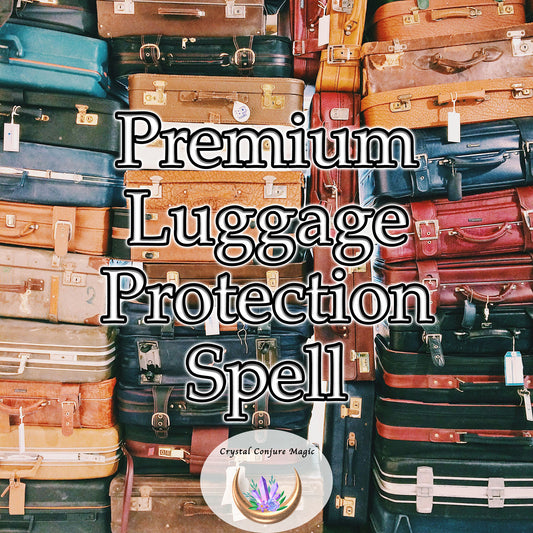 Premium Luggage Protection Spell - safeguard your luggage from getting lost or misplaced during travels