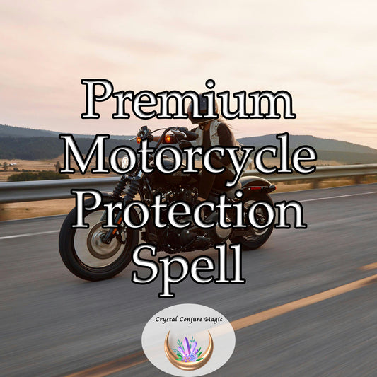 Premium Motorcycle Protection Spell - a guardian to guide you through your adventures without worry