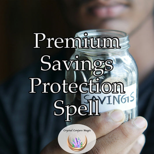 Premium Savings Protection Spell - safeguard your hard-earned money in your savings account