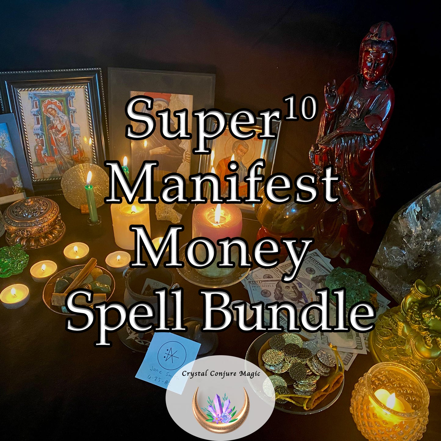 Super 10 Manifest Money Spell Bundle 1 - The fast economical way to find cash and start building prosperity for your future