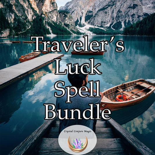 Traveler’s Luck Spell Bundle  infuse your journey with good fortune and protection every step of the way