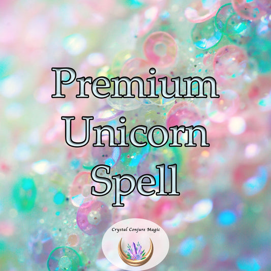 Premium Unicorn Spell - the secret key to unlocking a world of limitless possibilities that you never knew existed.