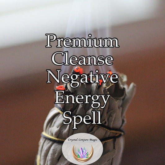 Premium Cleanse Negative Energy Spell- Get your mind, heart and life free of past traumas and drama today and live life with joy again