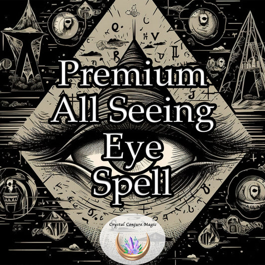 Premium All Seeing Eye Spell- clear sight and a heightened sense of intuition, allowing you to see through deception