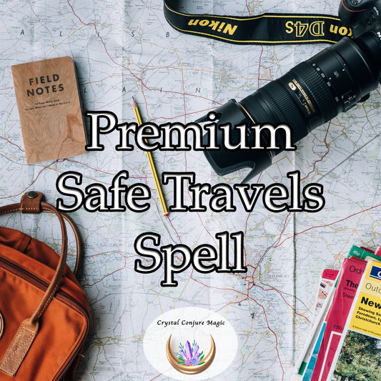 Premium Safe Travels Spell - Protect against evil, obstacles, and difficulties and dangers on your trip, be safe and happy traveling