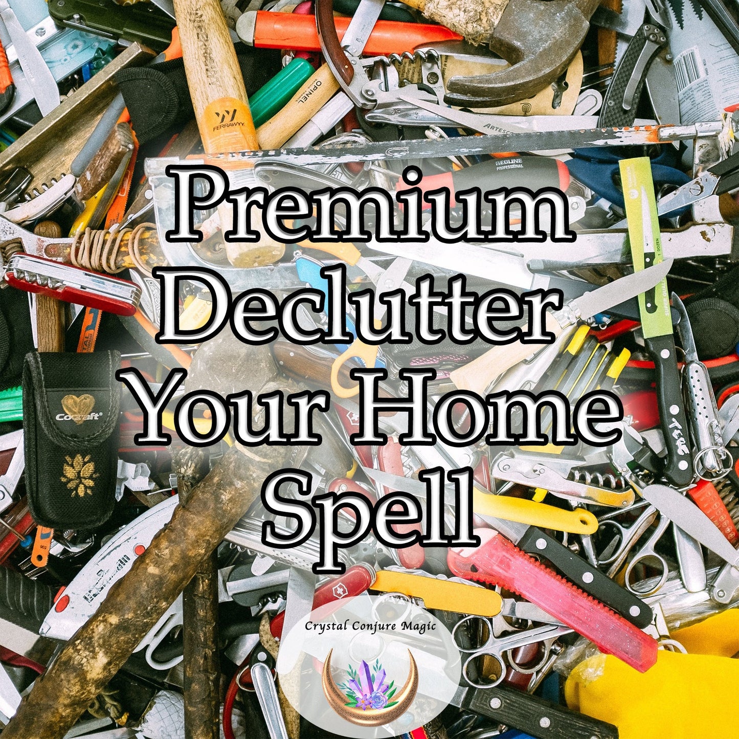 Premium Declutter Your Home Spell - Get organized, get control, and get going on declutter now
