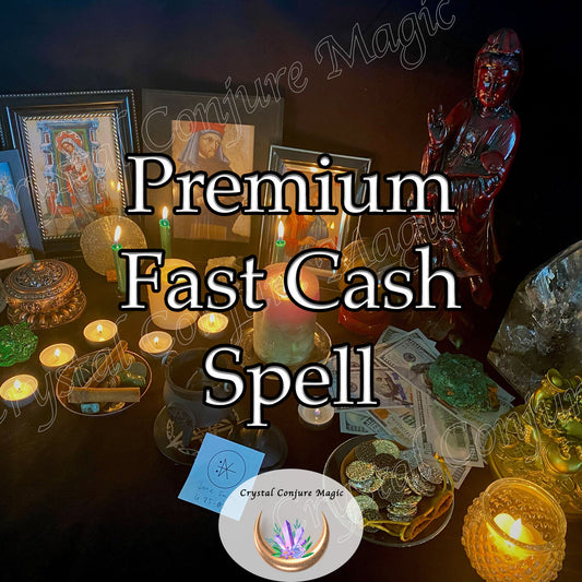 Premium Fast Cash Spell - Instant Fortune, Business & Career, Get Rich, Save Cash, Manifest Financial Freedom, Peace of Mind, Live Well