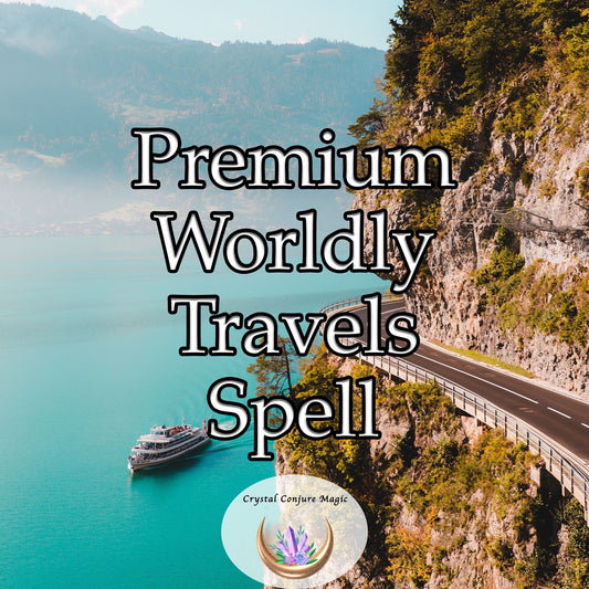 Premium Worldly Travels Spell -  ignite your wanderlust and manifest unforgettable adventures