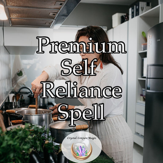 Premium Self Reliance Spell - harness your inner strength and confidence to navigate life's challenges with grace and independence