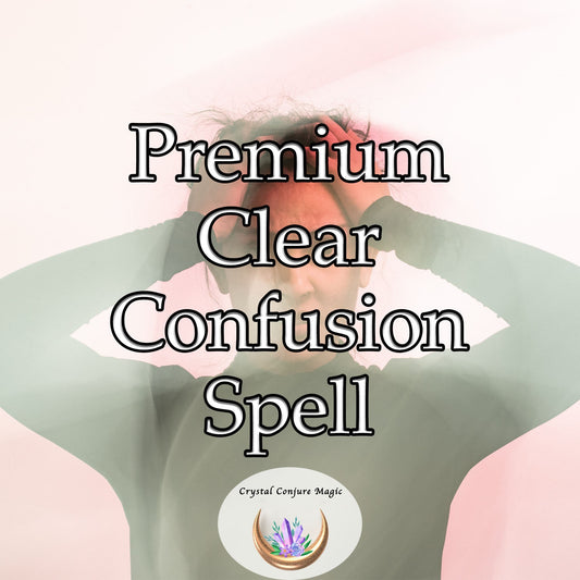 Premium Clear Confusion Spell - a powerful solution that dissolves the fog in your head and illuminates the path toward clarity