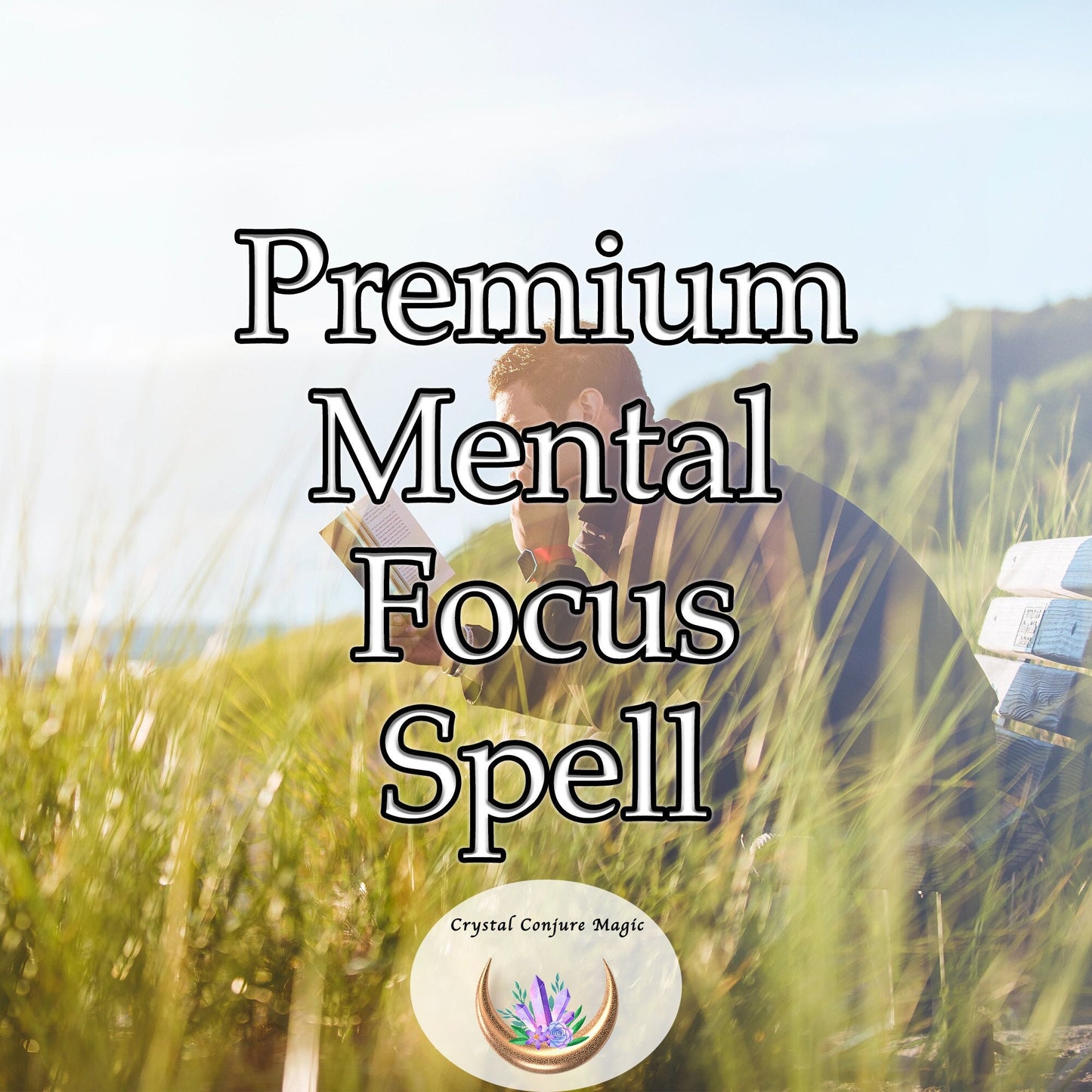 Premium Mental Focus Spell - sweep away mental fog and distractions, meticulously tuning your mind to the frequency of crystal-clear focus