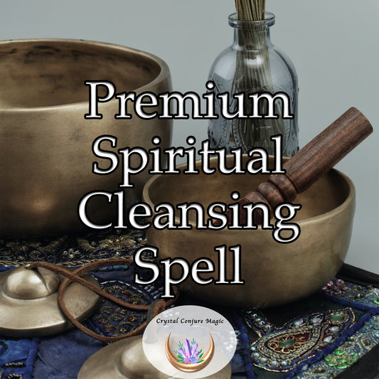 Premium   Spirital Cleansing Spell -  liberates your inner being from all energy blocks and spiritual afflictions.