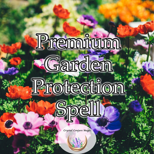 Premium  Garden Protection Spell   magic to help savor the joy and fulfillment of a vibrant, thriving garden all year round.