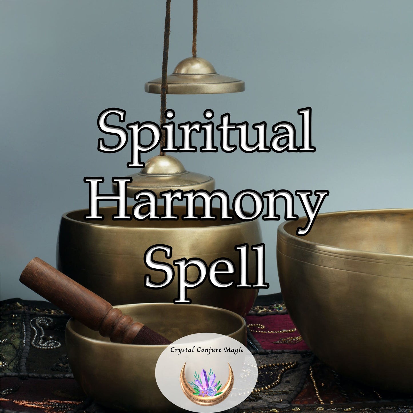 Spiritual Harmony Spell is a tranquil lullaby for your soul, a soothing caress that calms the storm within,