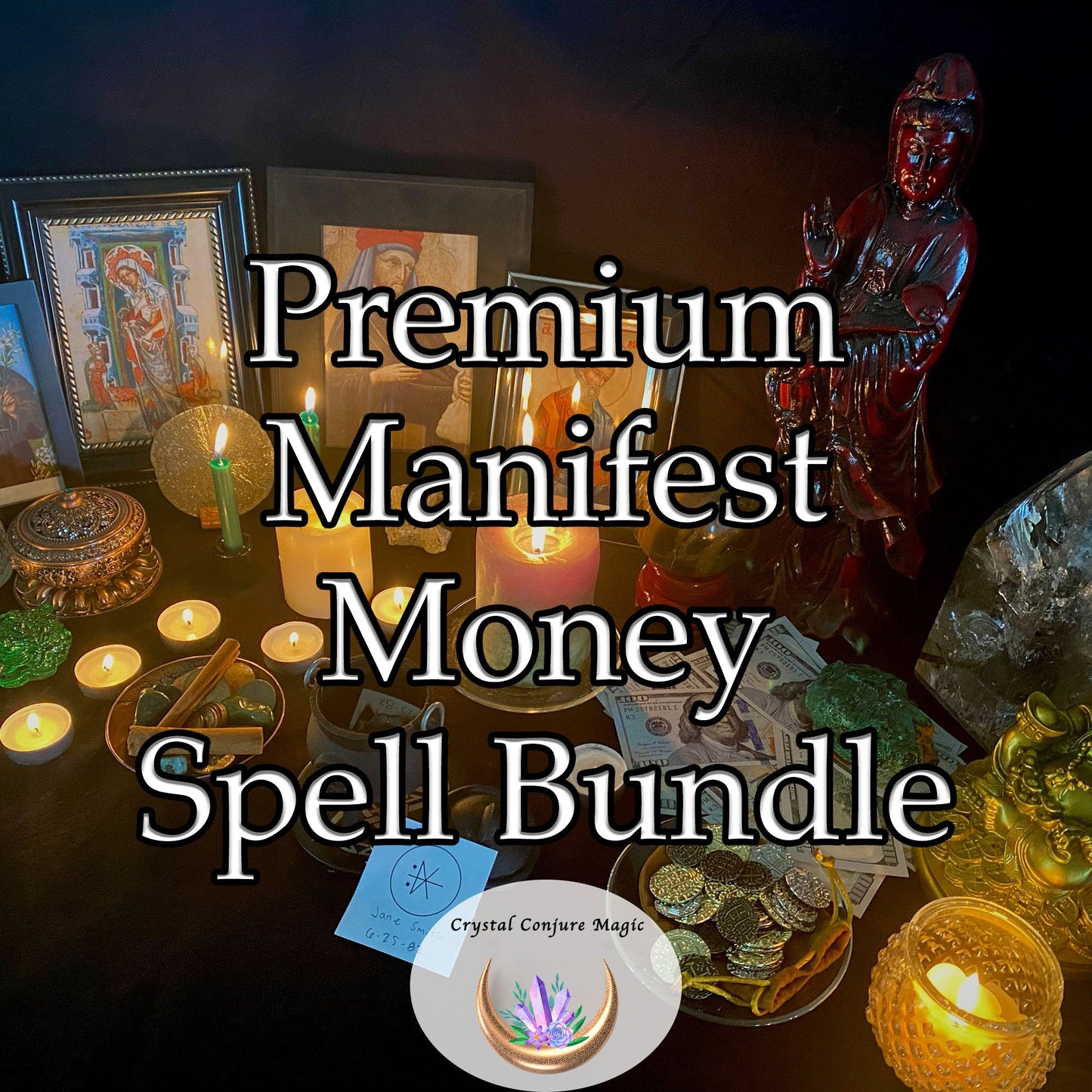 Premium Manifest Money Spell Bundle 1 - The fast economical way to find cash and start building prosperity for your future