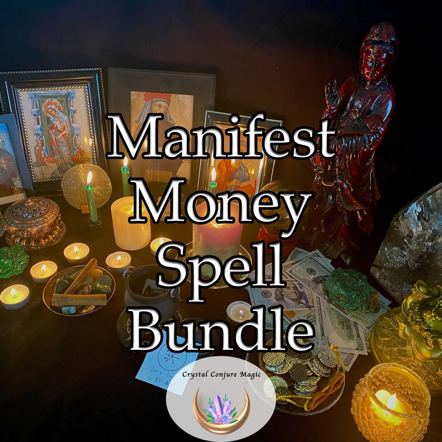 Manifest Money Spell Bundle 1 - The fast economical way to find cash and start building prosperity for your future