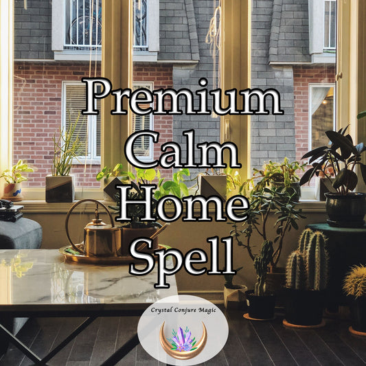 Premium Calm Home Spell - banishes chaos, disquiet, and discord to restore serenity in your day-to-day life.