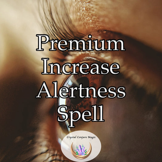 Premium Increase Alertness Spell -  will make you more aware, more conscious, and more focused.