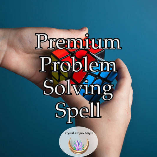 Premium Problem Solving Spell - intricately woven with elements of wisdom, clarity, and insight