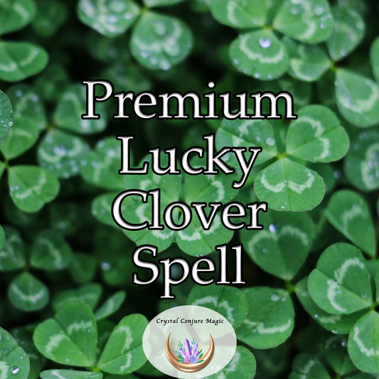 Premium Lucky Clover Spell - shift the energies around you and draw luck towards you like a magnet