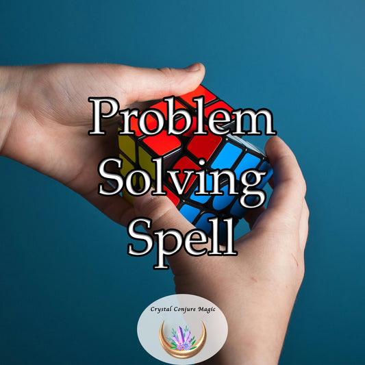 Problem Solving Spell - intricately woven with elements of wisdom, clarity, and insight