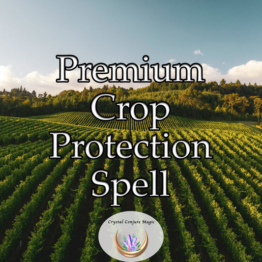 Premium Crop Protection Spell - a shield for your plants, safeguarding from harm, ensuring growth and prosperity